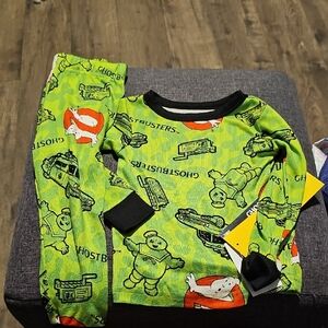 NWT Ghostbusters Kids Pajama Set Size 2T Boy Girl Ghost Toddler